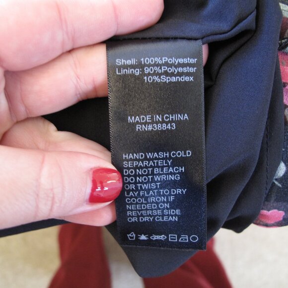 SAM EDLEMAN Dark Floral Midi Dress - Picture 10 of 12